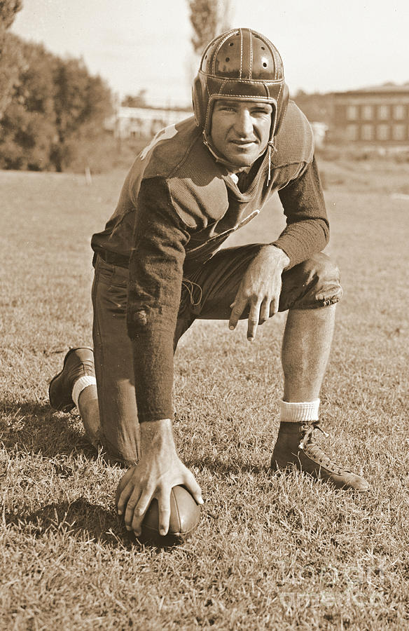 Washington Redskins Photograph - Slingin Sammy Baugh 1937 Sepia by Padre Art