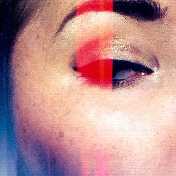 Eyebrows Photograph - Slit by Britain Hayhurst