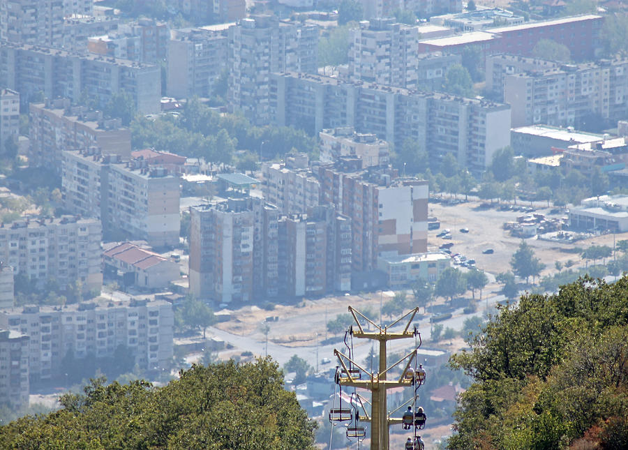 Sliven Bulgaria from Chair Lift Photograph by Tony Murtagh
