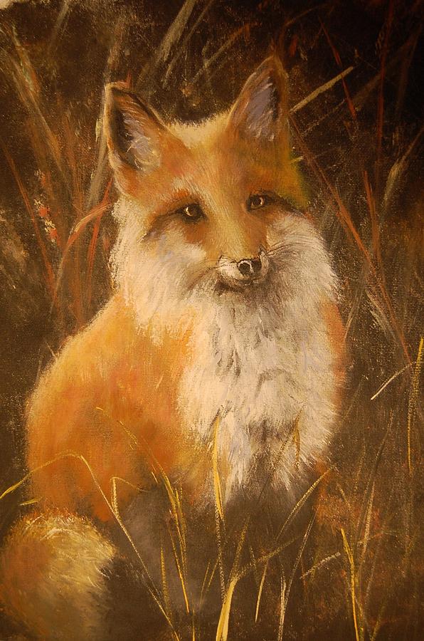 Sly Fox Painting by Jane Harris - Pixels