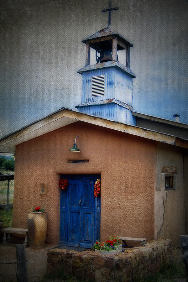 Architecture Photograph - Small Adobe Chapel by George Oze