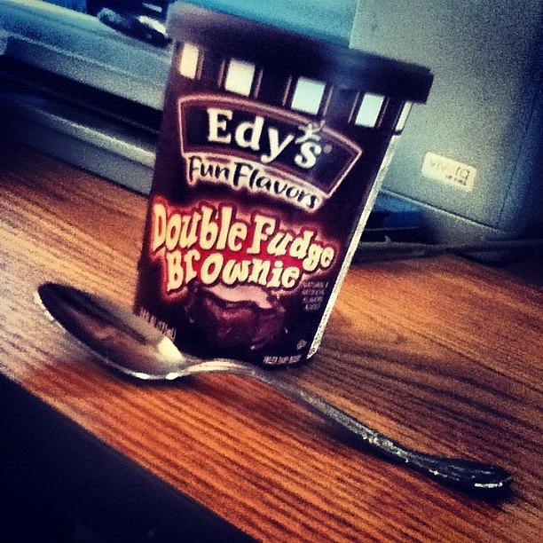 Small Ice Cream+small Spoon= Amazing! Xd Photograph by Lyndzee Reynolds