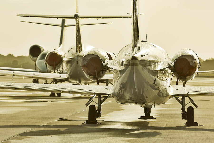 Small Jets Parked Photograph by Patrick Lynch Fine Art America