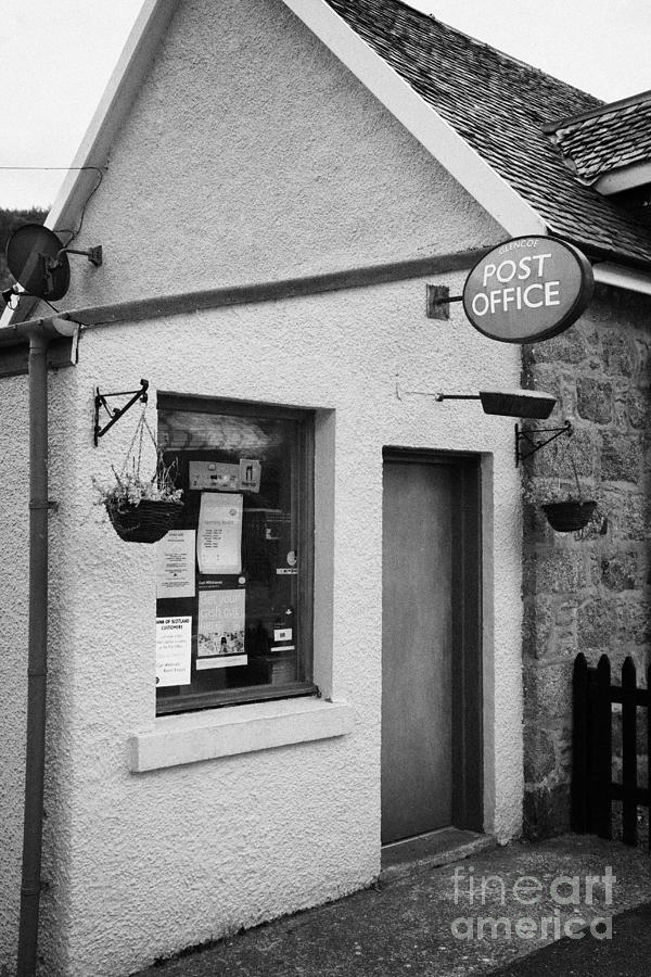 small local rural part time post office in Glencoe highlands scotland
