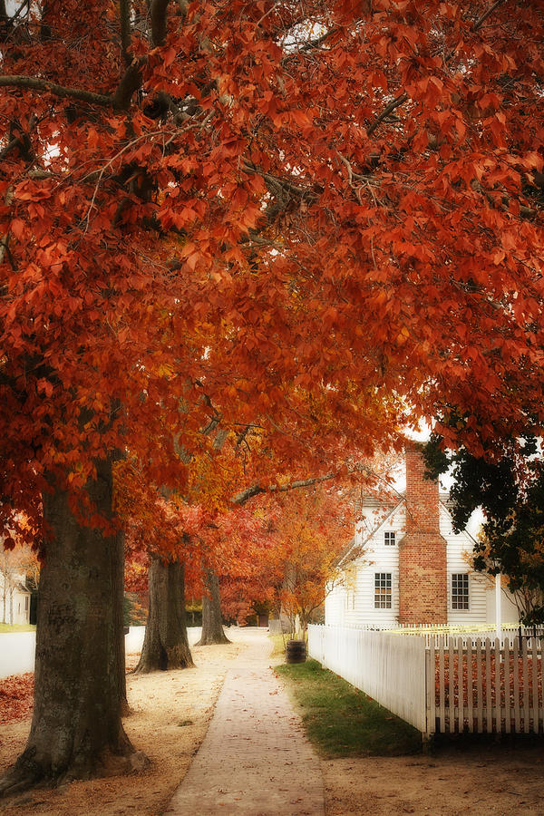 Small Town Autumn -1 Photograph by Alan Hausenflock - Fine Art America