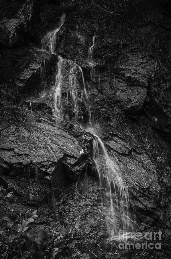 Small Waterfall Photograph by David Waldrop