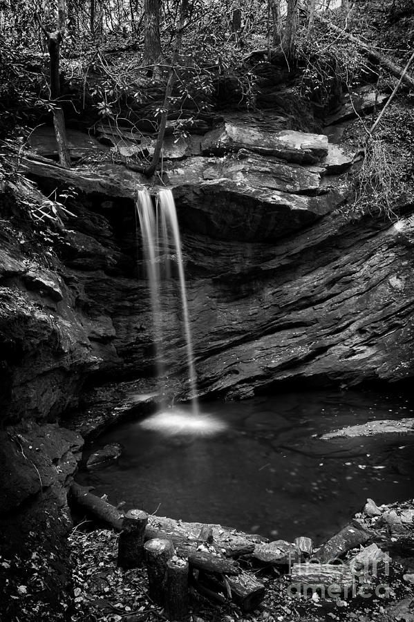 Small Waterfall II Photograph by David Waldrop