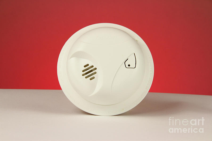 Smoke Detector Photograph by Photo Researchers, Inc.
