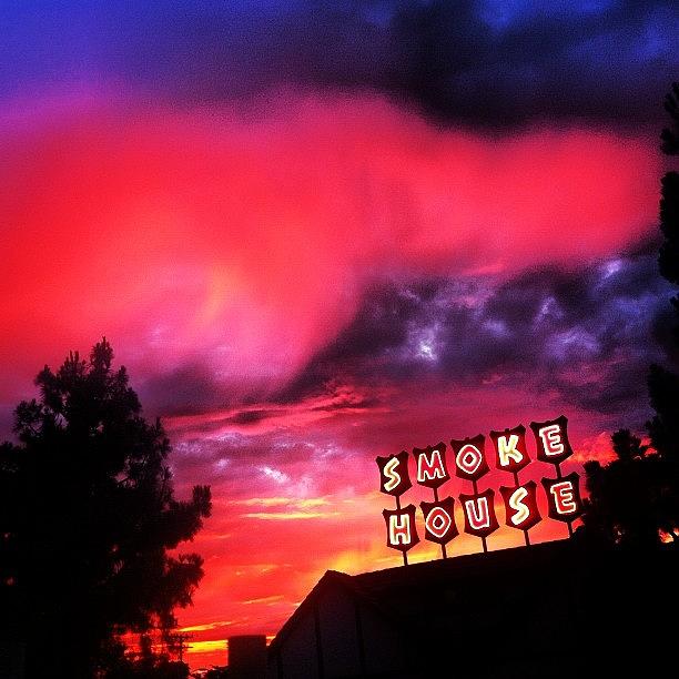 Smoke House At Sunset Photograph by Adam McCall