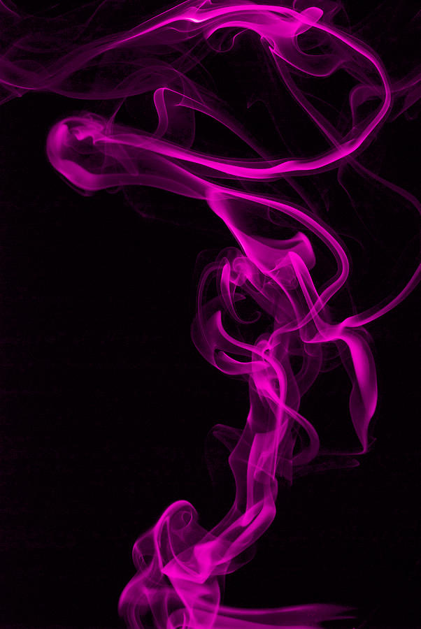 Smoke in Pink Photograph by Steve Purnell