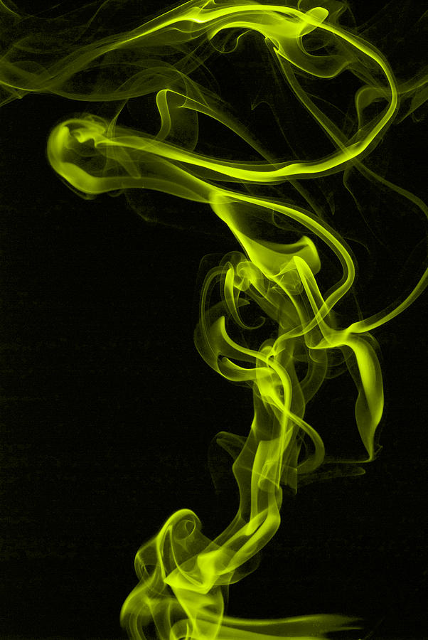 Smoke In Yellow Photograph by Steve Purnell