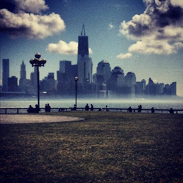 New York City Photograph - Smoke On The Water. Fire In The Sky by Kerri Lacey