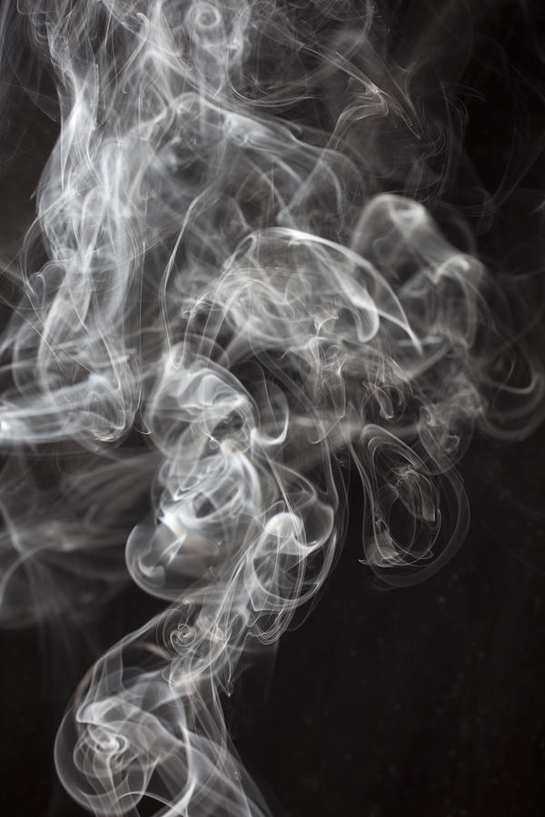 Still Life Photograph - Smoke Swirls  by Garry Gay