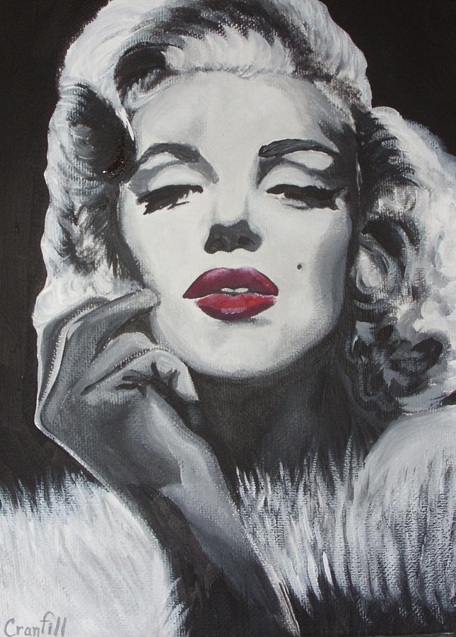 Smokey Marilyn Painting by Julie Cranfill | Fine Art America