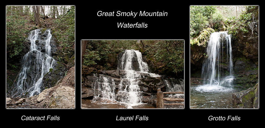Smoky Mountain Waterfalls Photograph by Scott Wood