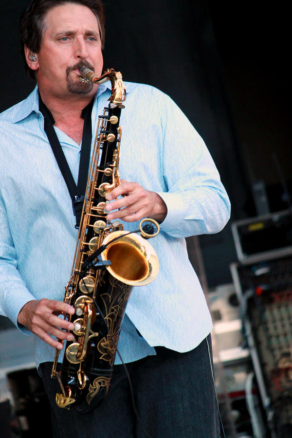 Music Photograph - Smooth Saxuality by Dennis Jones