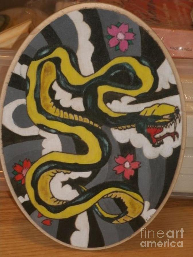 Snake Painting by Samantha Lusby