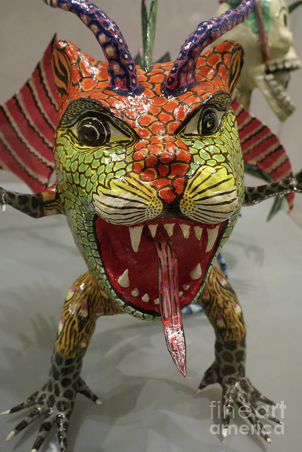 SNARLING ALEBRIJE MONSTER Mexico Photograph by John  Mitchell