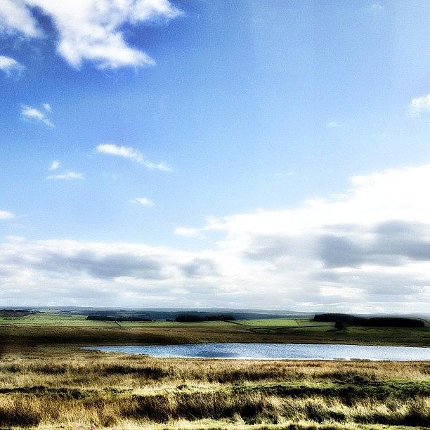 Landscape Photograph - Snatched At 80mph Out Of A Bus Window by Keith  Greener
