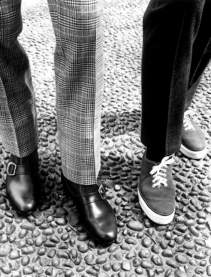 Sneakers Right, W Mod Ankle Boots, 1966 Photograph by Everett