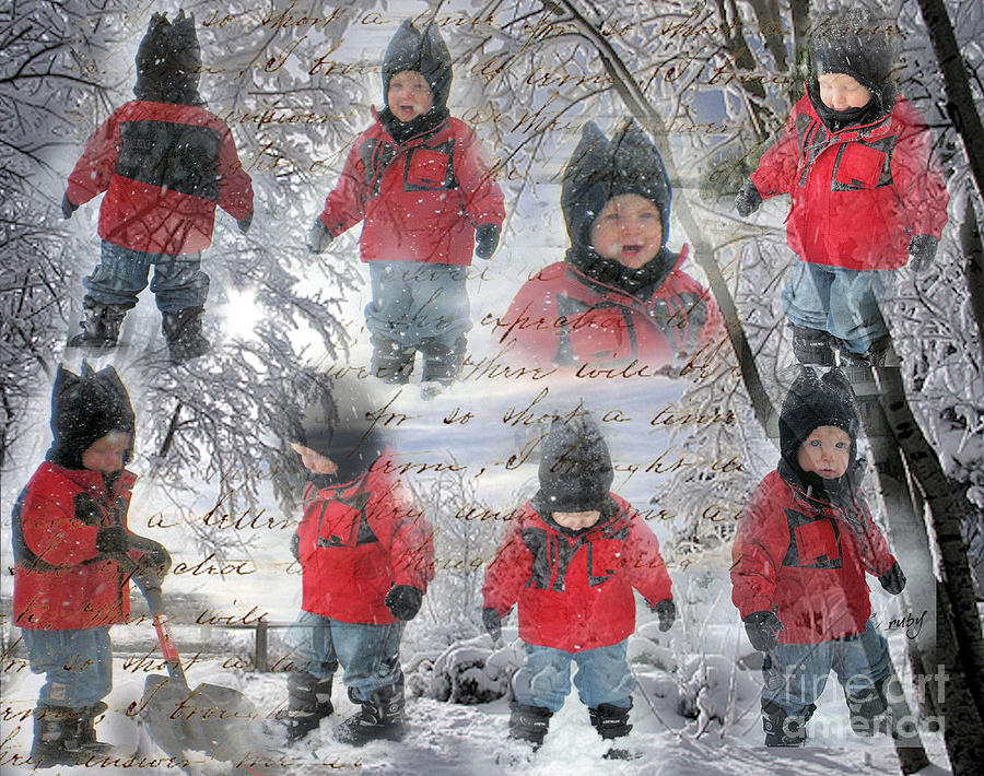 Snow Day Digital Art by Ruby Cross