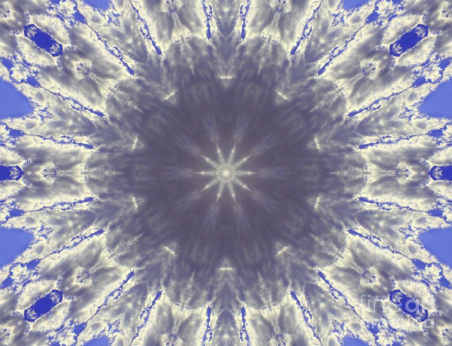 Crystal Digital Art - Snow Flake Crystal by Tommy Anderson