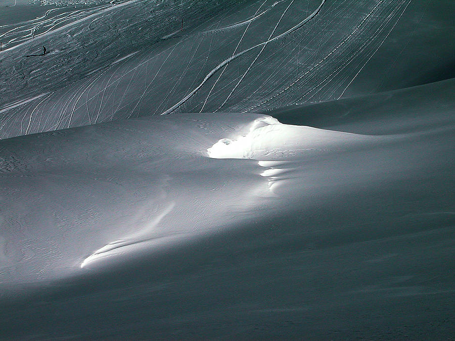 Snow ice in Austria Mountain Photograph by Colette V Hera Guggenheim