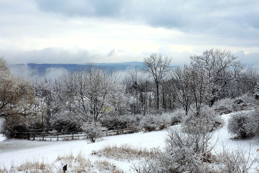 Snow In Winter Ithaca New York Photograph By Paul Ge