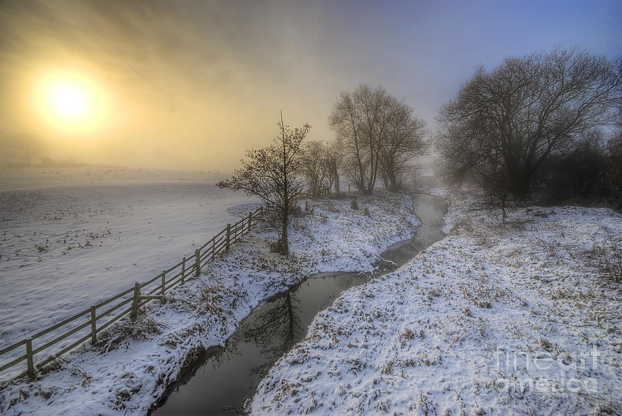 Snow Landscape Sunrise 2.0 Photograph by Yhun Suarez