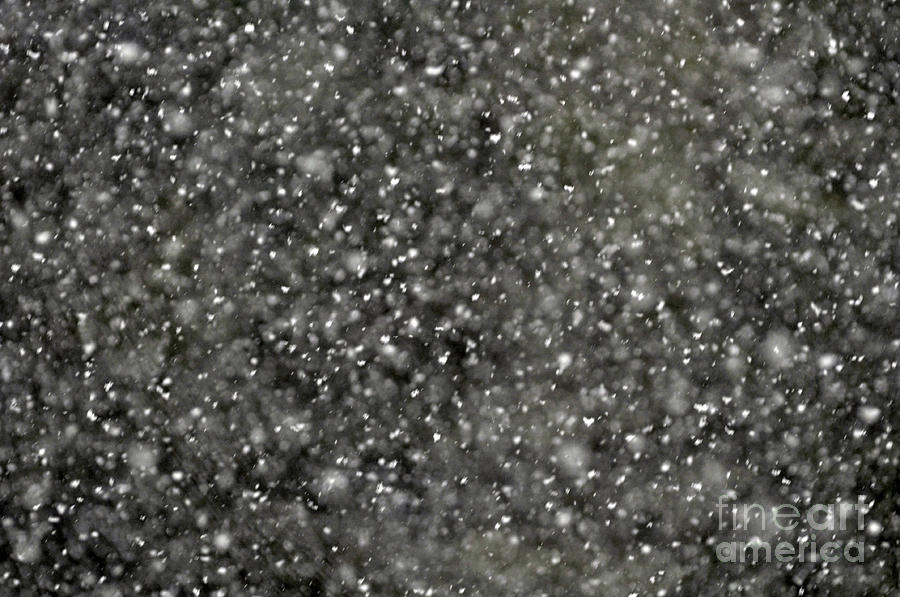 Snow Squall Abstract Photograph by Laura Mountainspring