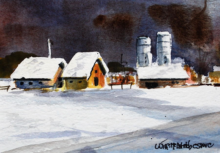 Snowbound Painting by Wilfred McOstrich
