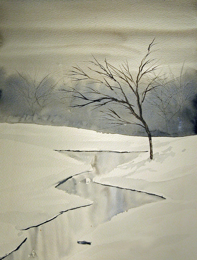Snowy Creek Painting by Rhodes Rumsey