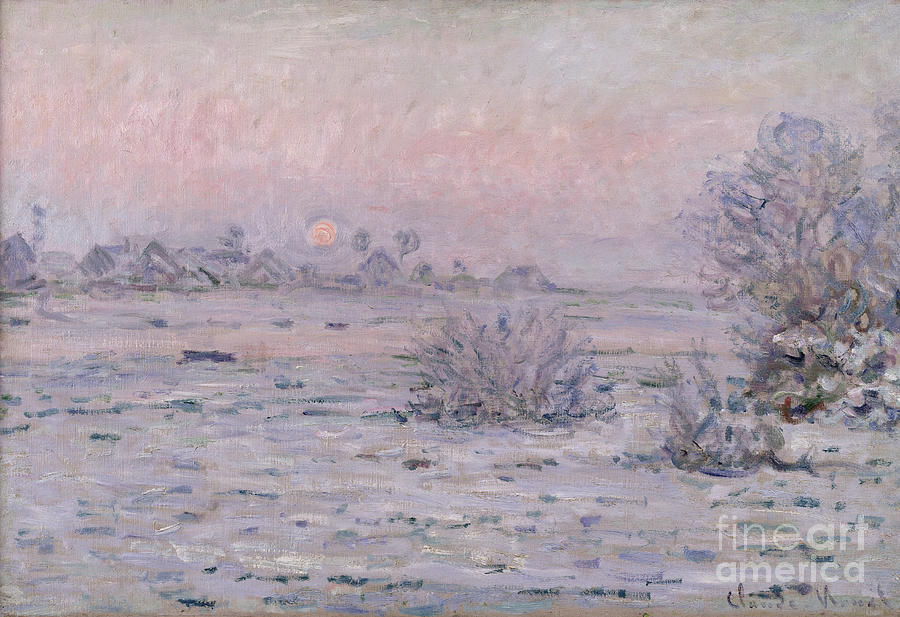 Paisagem de inverno Claude Monet