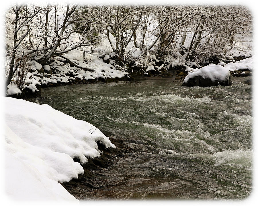 Snowy Mountain River Photograph by Steve McKinzie