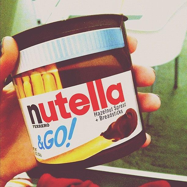 Nutella Photograph - So Glad I Brought This Stuff #nutella by Grace Renshaw