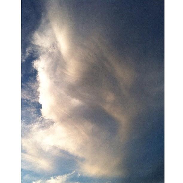 Clouds Photograph - So I Took This Pic Of Clouds Last Night by Lisa Worrell