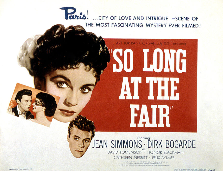 Movie Photograph - So Long At The Fair, Dirk Bogarde, Jean by Everett
