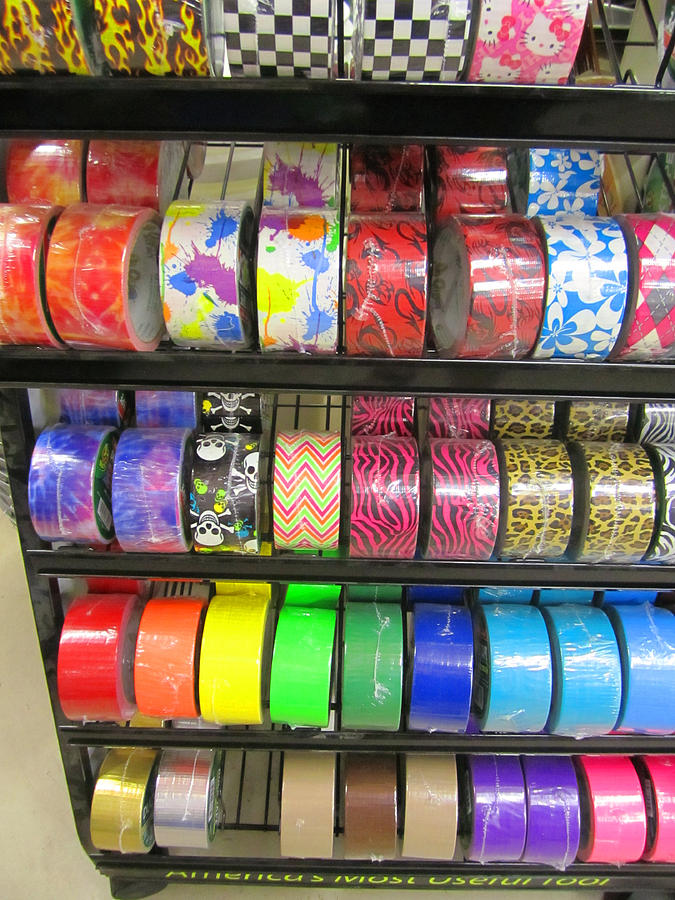 So Many Colors of Duct Tape Photograph by Kym Backland
