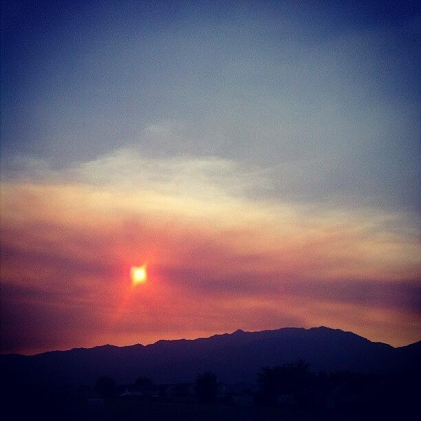 Utah Photograph - So Smokey.  #pinyonfire #kslnews by Jen Flint