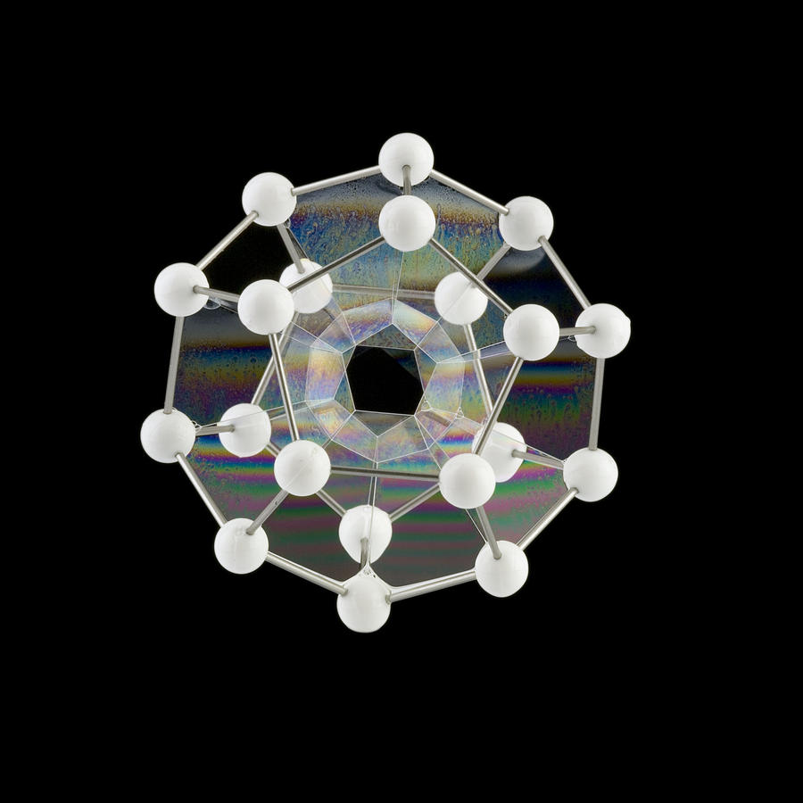 Film Photograph - Soap Bubbles On A Dodecahedral Frame by Paul Rapson