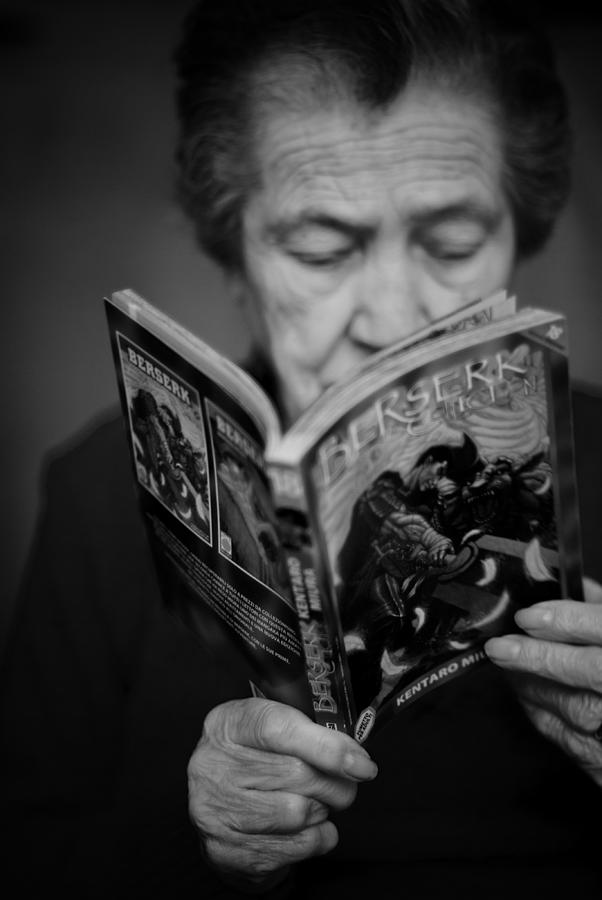 Sober reading Photograph by Laura Melis