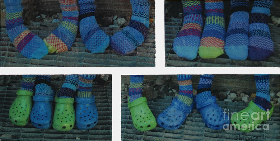 Socks and Crocs Photograph by Bob Senesac Socks and Crocs Photograph by Bob Senesac