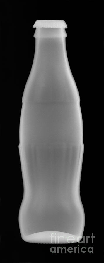 Soda Bottle X-ray Photograph by Ted Kinsman