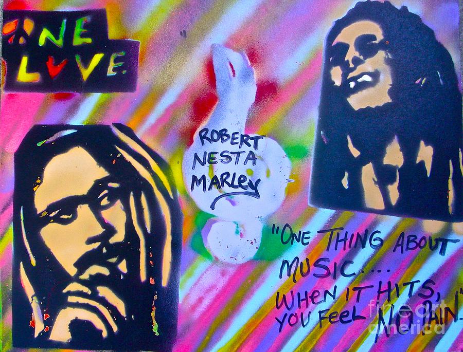 Music Painting - Soft Marley by Tony B Conscious
