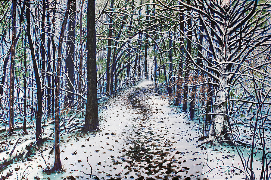 Landscape Painting - Soft Whispers And Quiet Moments by Jerry Kirk Landscape Painting - Soft Whispers And Quiet Moments by Jerry Kirk