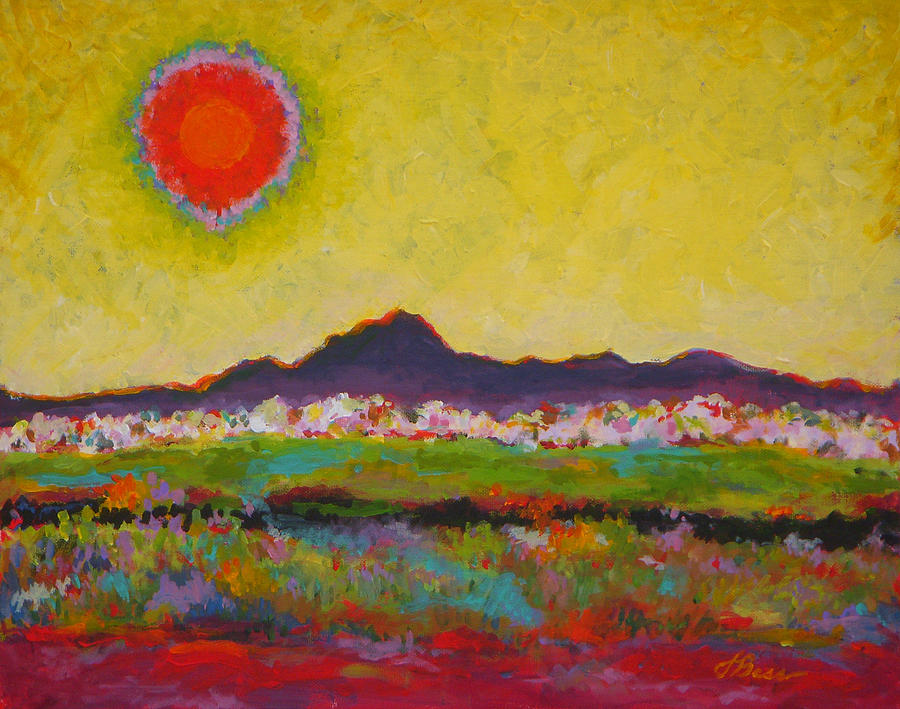 Mountain Painting - Sol of the Mountains by Judy Bess