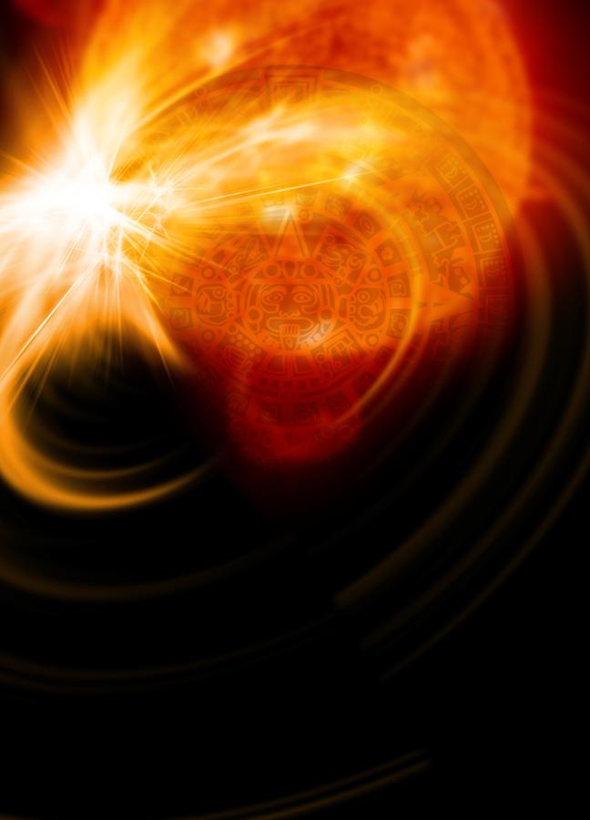 Space Photograph - Solar Flare, Artwork by Victor Habbick Visions