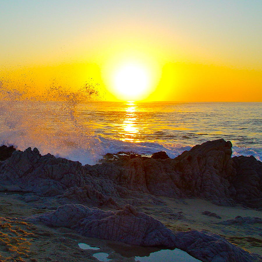 Solar Flare Sunrise on the Sea of Cortez Photograph by Karon Melillo DeVega