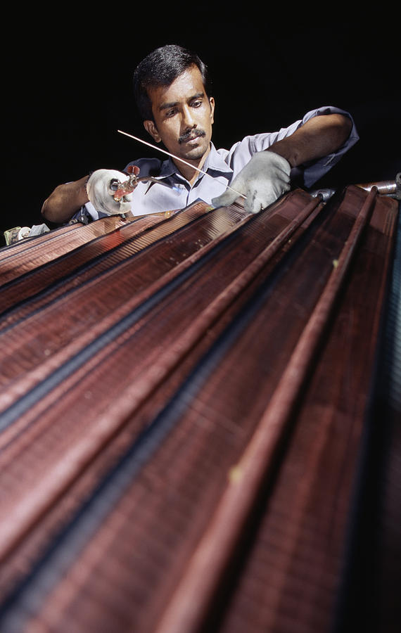 Solar Heater Manufacture Photograph by Volker Steger