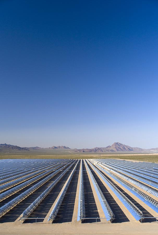 Solar Power Plant, Nevada, Usa Photograph by David Nunuk